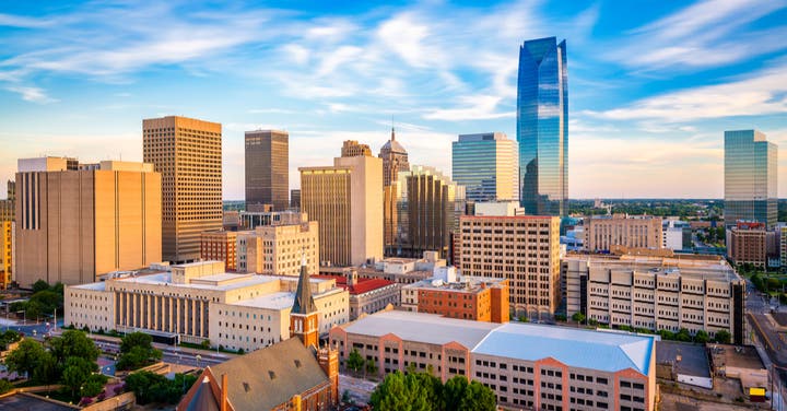 Skyline of Oklahoma City