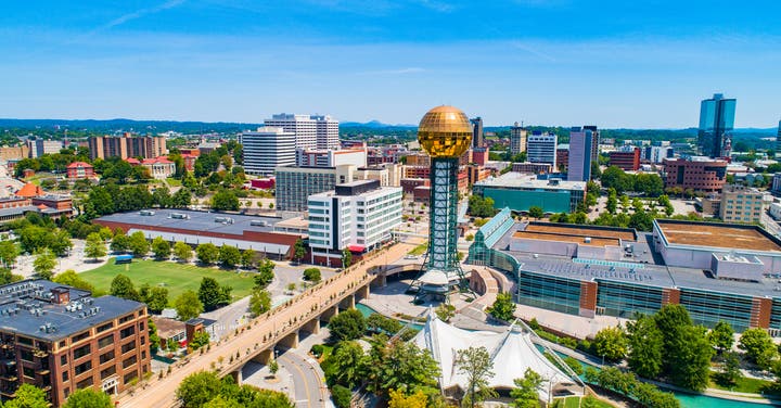 Skyline of Knoxville